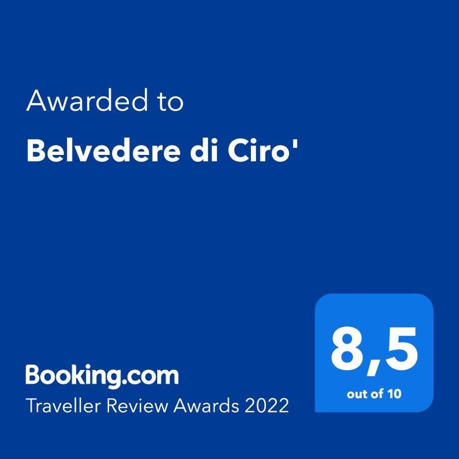 Belvedere Di Ciro' Extérieur photo